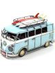 Boyle Handmade Volkswagen Kombi Van Ornament Blue 32cm