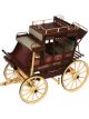 Boyle Handmade Cobb and Co Coach Brown and Cream 25cm