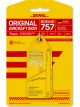 Boyle Limited Edition Aviation Tag Boeing B757 DHL Yellow 14.5cm L x 4cm W