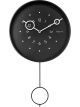 NeXtime Loop Pendulum Wall Clock Black