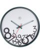 NeXtime Dropped Numbers Wall Clock 30cm White