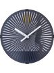 NeXtime Motion Walking Man Wall Clock Black