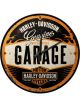 Nostalgic-Art Licensed Wall Clock Harley-Davidson Garage Black 30x30x5.5cm
