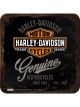 Nostalgic-Art Licensed Product Metal Coaster Harley Davidson Original Logo 9x9cm