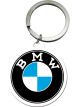 Nostalgic-Art Licensed Product Stainless Steel Keyring Round BMW Logo