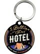 Nostalgic-Art Licensed Stainless Steel Keyring Round 5 Billion Star Hotel
