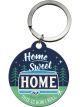 Nostalgic-Art Licensed Stainless Steel Keyring Round Home Sweet Home Camper