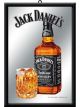 Nostalgic-Art Licensed Product Mirror Jack Daniels Bottle Brown 20 x 30cm