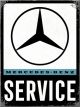Nostalgic-Art Licensed Product Magnet Mercedes-Benz Service 6cm L x 8cm W