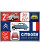Nostalgic-Art Licensed Product Magnet Set Citroen 2CV C'est La Vie 7x9.3cm W