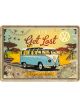Nostalgic-Art Licensed Metal Card Volkswagen Bulli Let's Get Lost 10 x14cm W
