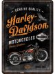 Nostalgic-Art Licensed Metal Card Harley-Davidson Timeless Tradition 10 x14cm W