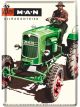Nostalgic-Art Licensed Product Metal Card Man Tractor Green 10 cm L x 14cm W