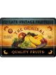 Nostalgic-Art Licensed Product Metal Card Late Vintage Fruits 10 cm L x 14cm W
