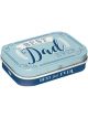 Nostalgic-Art Licensed Product Metal Mint Box Best Dad Ever 4x6x2cm