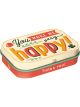 Nostalgic-Art Licensed Product Metal Mint Box You Make Me Happy 4x6x2cm