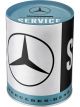 Nostalgic-Art Licensed Money Box Mercedes-Benz Service Black 10 cm diax12cm 1L