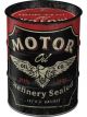 Nostalgic-Art Licensed Money Box Oil Barrel Motor Oil Black 9.3cmx11.5cm 600ml