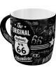 Nostalgic-Art Licensed Product Retro Look Mug Route 66 Adventure Black 330ml