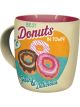 Nostalgic-Art Licensed Product Retro Look Mug Donuts Yellow 330ml