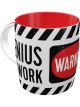 Nostalgic-Art Licensed Product Retro Look Mug Genius At Work White 330ml