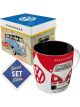 Nostalgic-Art Licensed Mug and Gift Box Combo VW Good in Shape Yellow 330ml