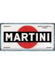 Nostalgic-Art Licensed Product Long Sign Martini Logo White 1x25cm W x 50cm H