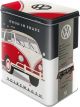 Nostalgic-Art Licensed Tin Box Large VW Good In Shape Black 10x14x20cm 3L