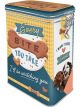 Nostalgic-Art Licensed Product Clip Top Tin Dog Treats Yellow 7.5x11x17.5cm 1.3L