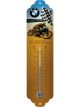 Nostalgic-Art Licensed Product Thermometer BMW Brown/Blue 2 x 6.5 x 28 cm