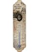 Nostalgic-Art Licensed Product Thermometer Route 66 Bike Map Brown 2x6.5x28 cm