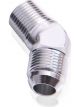 Aeroflow 45 Degree NPT to Male Flare Adapter 1/8