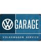 Nostalgic-Art Licensed Product XL Metal Sign VW Garage 40cm W x 60cm L - Blue