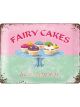 Nostalgic-Art Licensed Product Large Metal Sign Fairy Cakes 30cm W x 40cm L