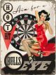 Nostalgic-Art Licensed Product Large Metal Sign Bulls Eye 30cm W x 40cm L