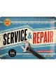 Nostalgic-Art Licensed Product Large Metal Sign Service & Repair 30x40cm L