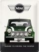 Nostalgic-Art Licensed Product Large Metal Sign Mini Cooper Green 30x40cm L