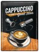 Nostalgic-Art Licensed Product Large Metal Sign Cappuccino Good Idea 30x40cm L