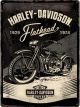 Nostalgic-Art Licensed Large Metal Sign Harley-Davidson Flathead Black 30x40cm