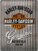 Nostalgic-Art Licensed Product Large Metal Sign Harley Metal Wall 30x40cm L
