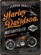 Nostalgic-Art Licensed Large Metal Sign Harley Timeless Tradition 30cmx40cm