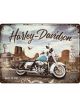 Nostalgic-Art Licensed Large Metal Sign Harley Route 66 Road King Classic 30x40