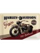 Nostalgic-Art Licensed Product Medium Metal Sign Harley Flathead 20x30cm Cream