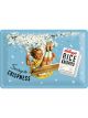 Nostalgic-Art Licensed Medium Metal Sign Swing to Crispness 20x30cm Light Blue