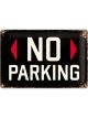 Nostalgic-Art Licensed Product Medium Metal Sign No Parking 20x30cm L Black