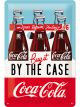 Nostalgic-Art Licensed Medium Metal Sign Coca-Cola By the Case 20cmx30cm Red