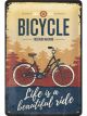 Nostalgic-Art Licensed Medium Metal Sign Bicycle Beautiful Ride 20cmx30cm