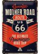 Nostalgic-Art Licensed Medium Metal Sign Route 66 Ultimate Road Trip 20x30cm