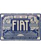 Nostalgic-Art Licensed Product Medium Metal Sign Fiat Since 1899 20x30cm L Blue