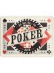 Nostalgic-Art Licensed Product Small Metal Sign Poker 15cm W x 20cm L